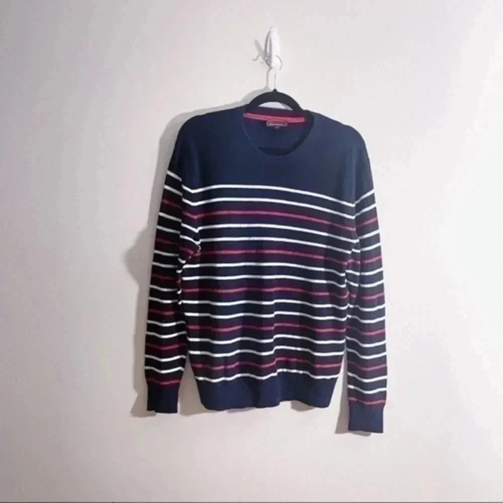 Express mens striped sweater Size Large - Picture 2 of 8